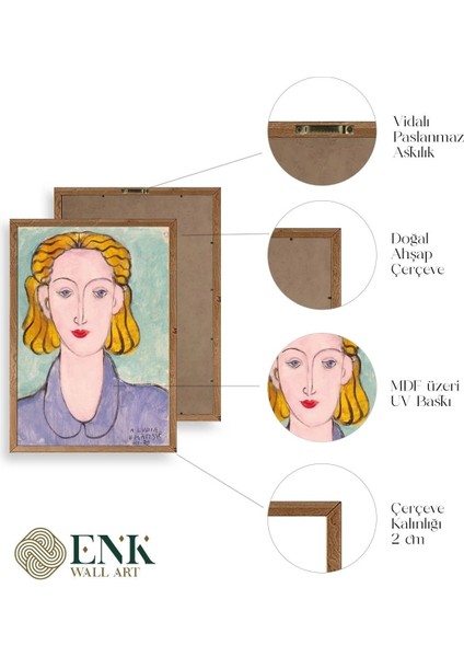 Henri Matisse Ahşap Çerçeveli Tablo fırsatları