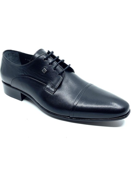 Hakiki Deri Siyah Klasik Erkek Ayakkabı 2239-4 46