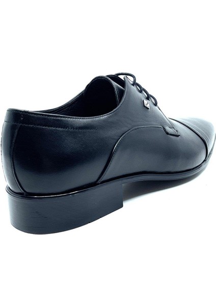 Hakiki Deri Siyah Klasik Erkek Ayakkabı 2239-4 46