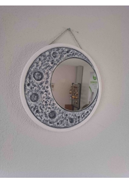 Dekor Ay Şeklinde Ayna