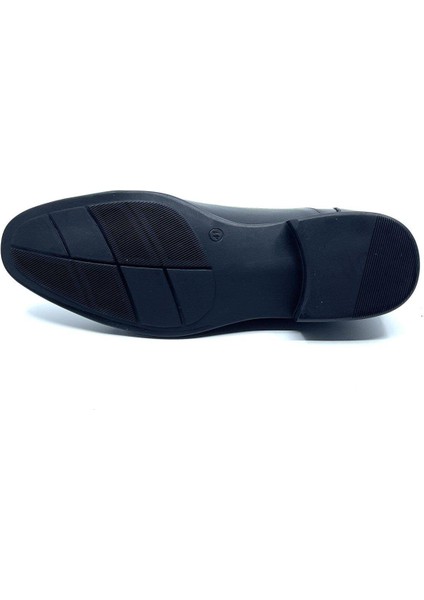 Siyah Klasik Erkek Ayakkabı Kauçuk 2809 46