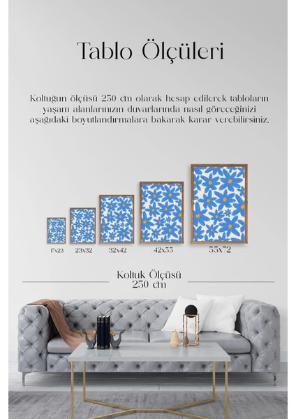 Çiçekler Ahşap Çerçeveli Tablo indirimleri