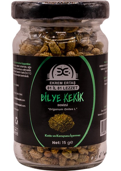 Bilye Kekik 15G Cam Kavanoz