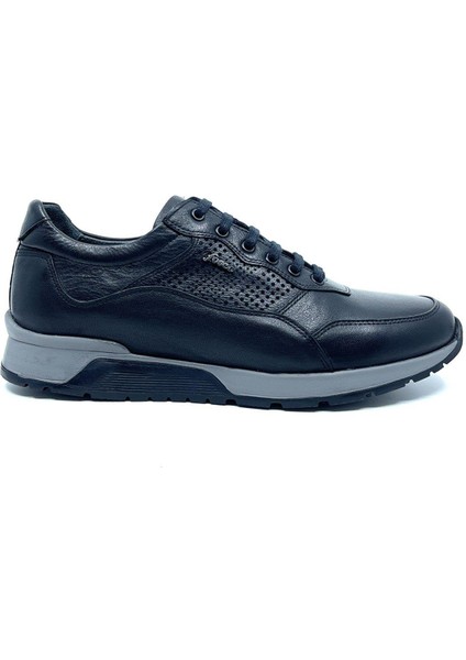Hakiki Deri Siyah Sneaker Erkek Ayakkabı 2721 306 modelleri