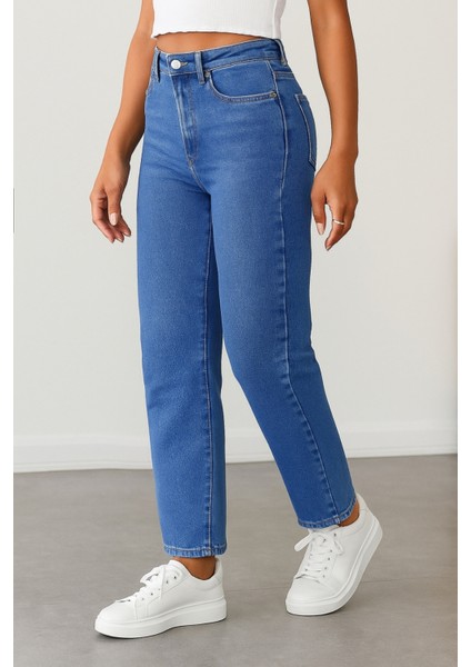 Kadın Yüksek Bel Soho Boyfriend Jean C599 modelleri