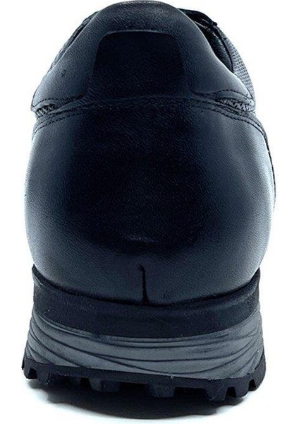 Hakiki Deri Siyah Kışlık Sneaker Erkek Ayakkabı 2513 46