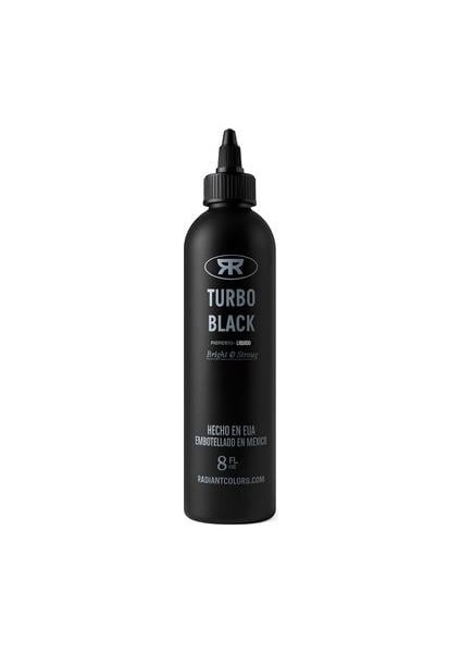 Turbo Black - Radiant Tattoo Dövme Boyası - 8OZ/240ML