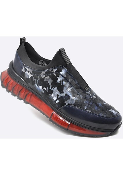 Rugan Hakiki Deri Lacivert Erkek Ayakkabı 9830