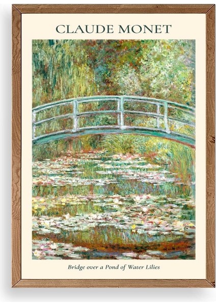 Claude Monet Ahşap Çerçeveli Tablo