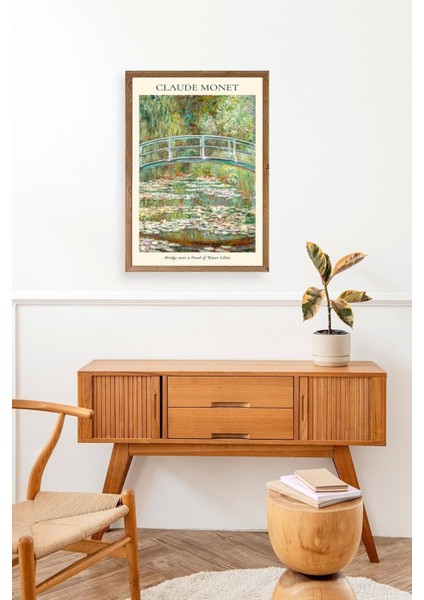 Claude Monet Ahşap Çerçeveli Tablo modelleri