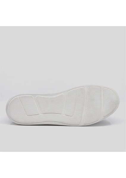 Hakiki Deri Sneaker Spor Erkek Ayakkabı Lacivert 9757