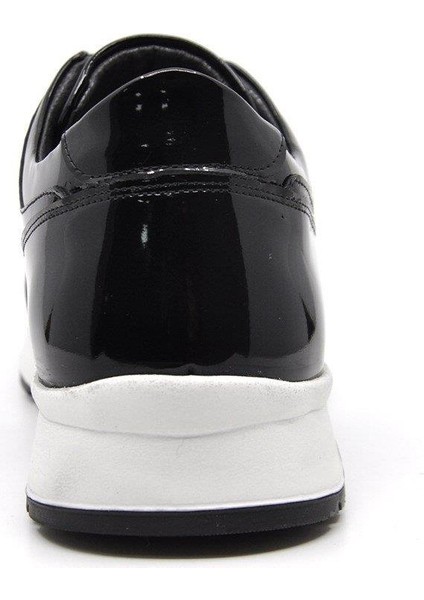 Rugan Deri Siyah Erkek Sneaker Ayakkabı 2515 430 888