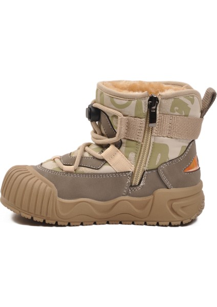 Bej Içi Kürklü Soğuğa Dirençli Kaymaz Erkek Çocuk Bot 22664 P fiyatları