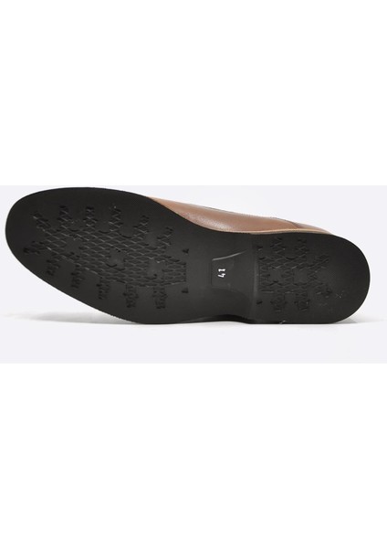 Hakiki Deri Günlük Erkek Ayakkabı Taba 2984 45