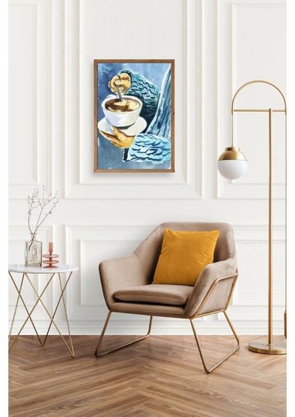 Kahve Ahşap Çerçeveli Tablo fiyatları