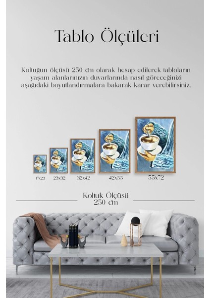 Kahve Ahşap Çerçeveli Tablo indirimleri