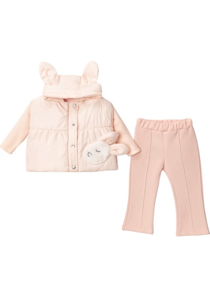 Tavşan Nakışlı Üç Ip Kız Çocuk Takım fiyatları