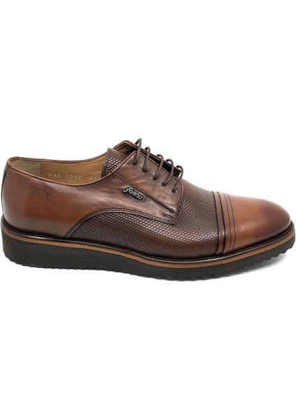 Bağcıklı Taba Deri Erkek Günlük Ayakkabı 7042 45 768 fiyatları