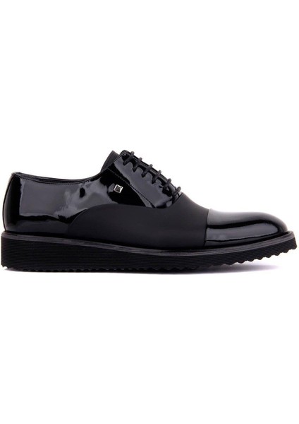 Bağcıklı Siyah Rugan Erkek Günlük Ayakkabı 6590 430 327