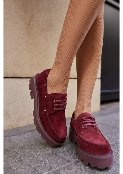 Alvarez Kadın Kahve Gercek Suet Bagcıklı Loafer