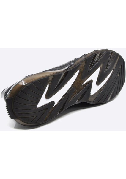 Hakiki Deri Sneaker Erkek Ayakkabı Siyah 9873 100