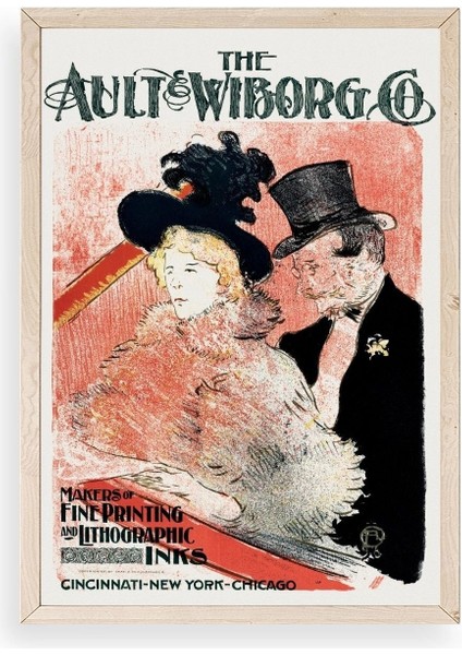 Ault Wiborg Ahşap Çerçeveli Tablo