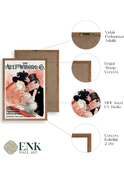 Ault Wiborg Ahşap Çerçeveli Tablo fırsatları