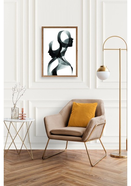 Soyut Ahşap Çerçeveli Tablo fiyatları