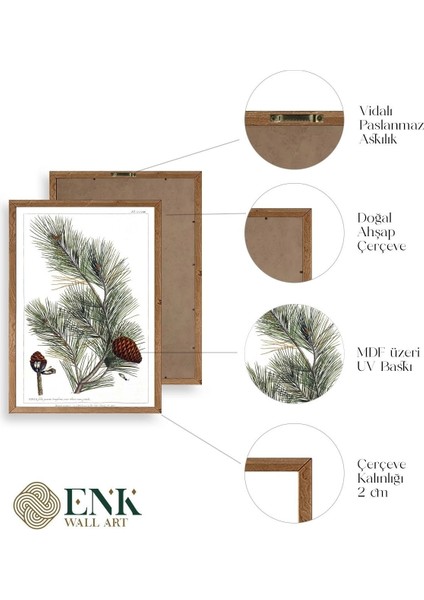 Çam Ahşap Çerçeveli Tablo indirimleri