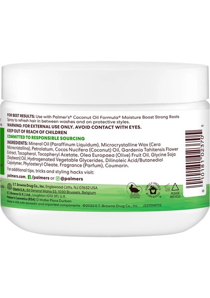 Palmer’s Hindistan Cevizi Yağlı Saç Bakım Pomadı 250GR fiyatları
