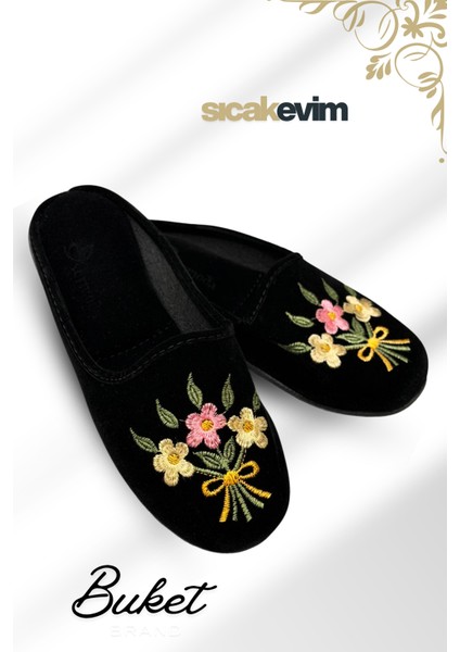 3’lü Paket Kadın Kışlık Terlik Günlük Ev Terliği Misafir Çeyiz Bohça Gelin 3lü Terlik Seti