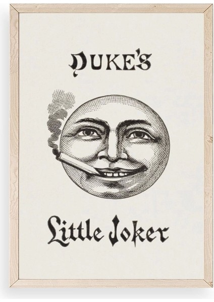 Duke's Little Joker Ahşap Çerçeveli Tablo