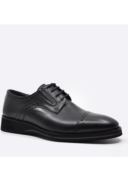 Hakiki Deri Günlük Erkek Ayakkabı Siyah 3143 46 fiyatları