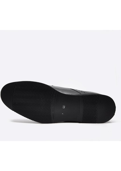 Hakiki Deri Günlük Erkek Ayakkabı Siyah 3143 46