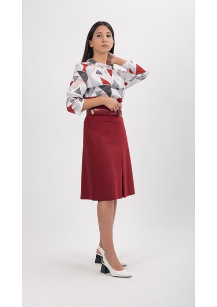 Kadın Etek 65 cm Boyunda Astarlı A Pile Mevsimlik 722 fiyatları