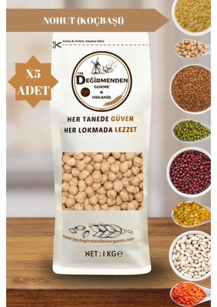 Atalık Nohut (Koçbaşı) (9mm) - 5 Kilo