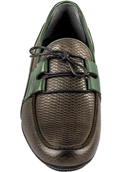 Bağcıksız Yeşil Nubuk Erkek Günlük Ayakkabı 9032 639 755 fırsatları