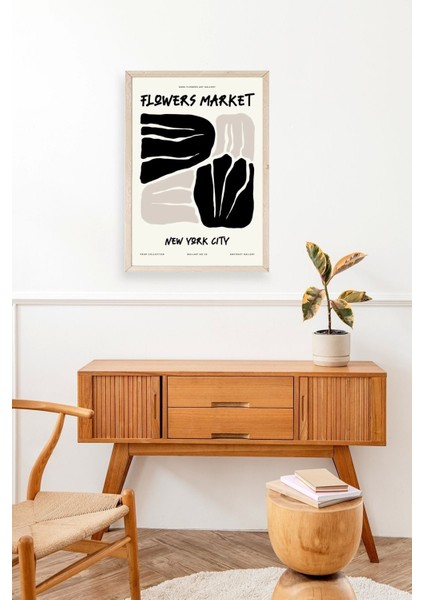 Çiçek Ahşap Çerçeveli Tablo modelleri