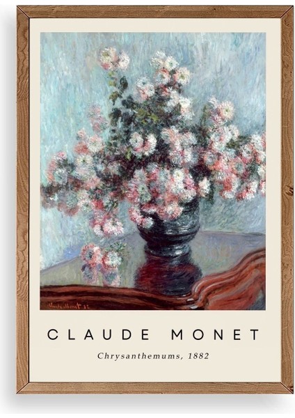 Claude Monet Ahşap Çerçeveli Tablo