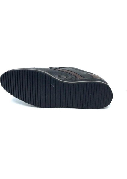 Siyah Hakiki Deri Günlük Erkek Ayakkabı 9586 46 42 fırsatları