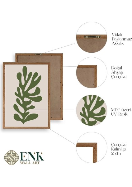 Matisse Ahşap Çerçeveli Tablo fırsatları