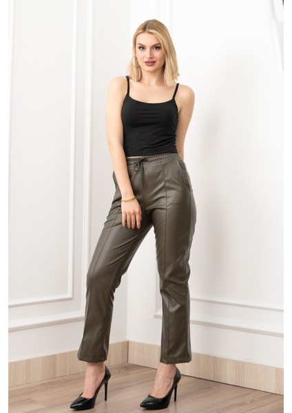 Arıa Ince Şardonlu Deri Pantolon 30322 fiyatları