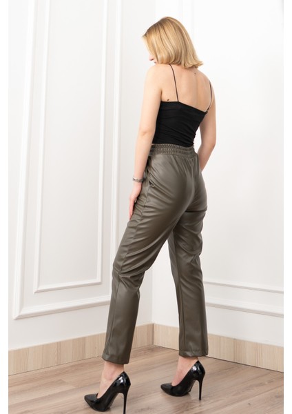 Arıa Ince Şardonlu Deri Pantolon 30322 indirimleri