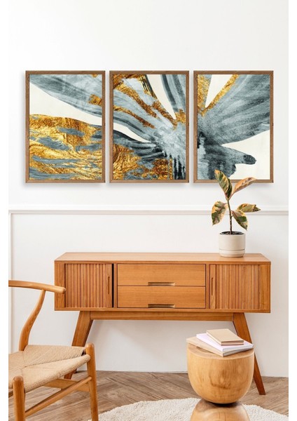 Soyut Ahşap Çerçeveli Tablo modelleri