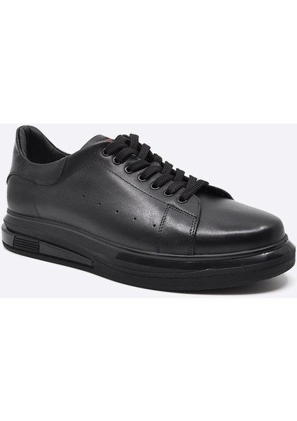 Hakiki Deri Sneaker Erkek Ayakkabı Siyah 9938 100 fiyatları