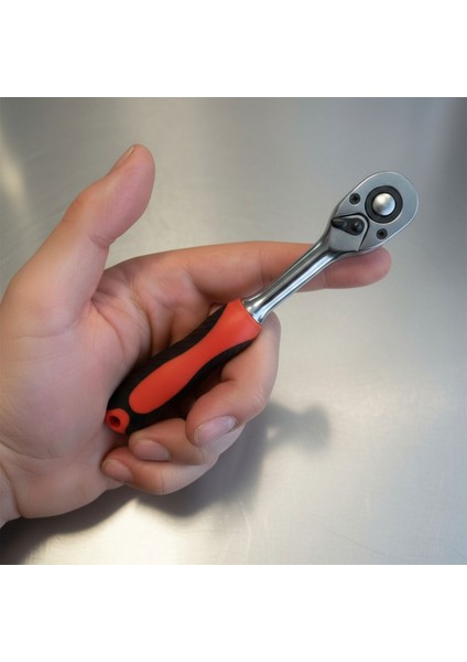 Cırcır Lokma Kolu 72 Diş 1/4 Sağlam Gövde Krom Vanadyum Aşınmaya Dayanıklı Metal Tamir Anahtarı fırsatları