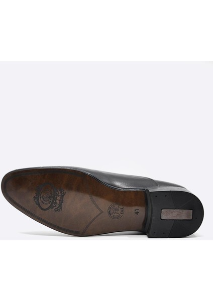 Hakiki Deri Klasik Erkek Ayakkabı Siyah 9800