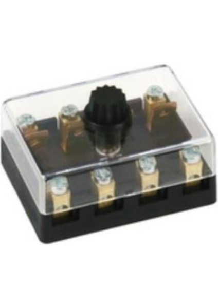 Sigorta Kutusu 4 Yuvalı Eski Model Taş Sigortalı