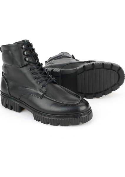 , Erkek Hakiki Deri Bot 1531043Z54063 Siyah fırsatları