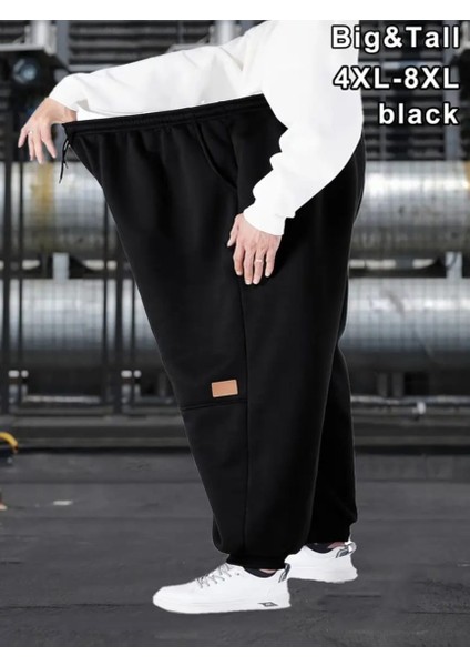 Punıx Büyük Beden Yüksek Kalite Düz Renk Kışlık Kalın 3 Iplik Battal Erkek Eşofman Altı indirimleri